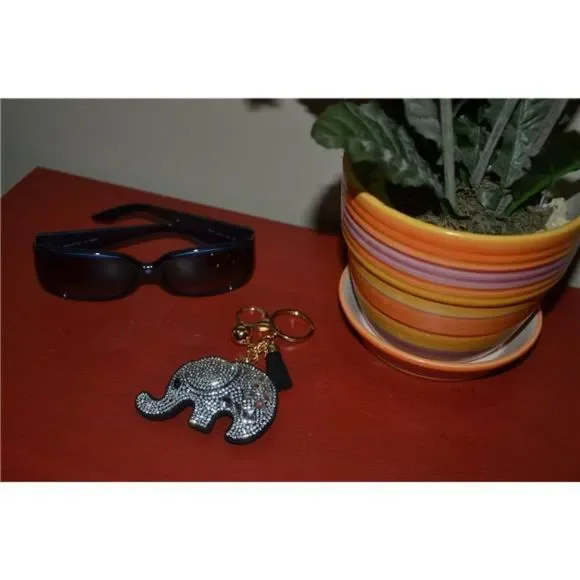 Elephant Keychains for Women Girls – Crystal Purse Charm – Backpack Charms - Picture 5 of 9